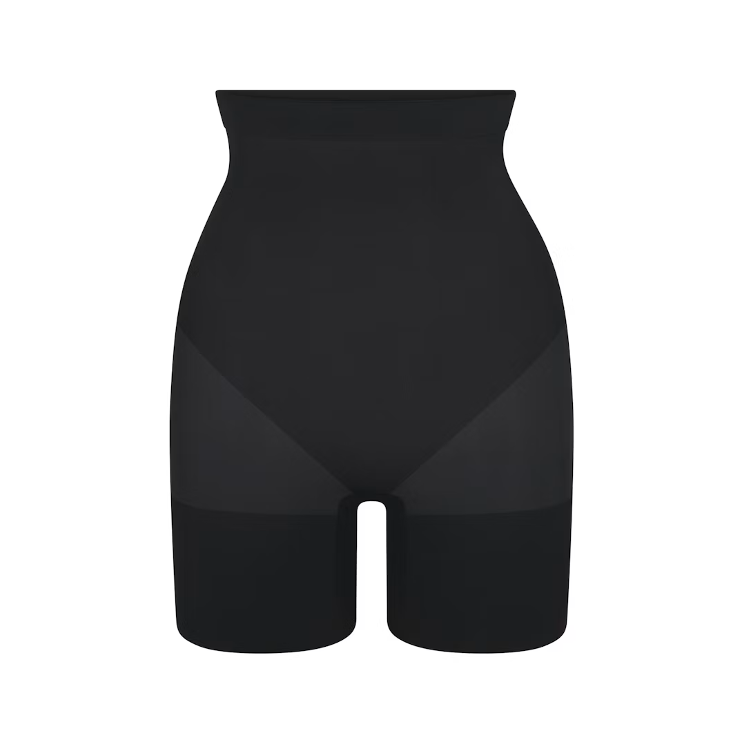 HIGH-WAISTED MID THIGH SHORT