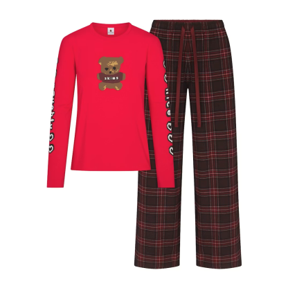 SKIMS SLEEP FLANNEL PANT SET