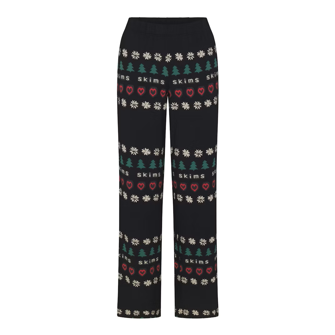 SKIMS SLEEP LONG SLEEVE BUTTON UP SET