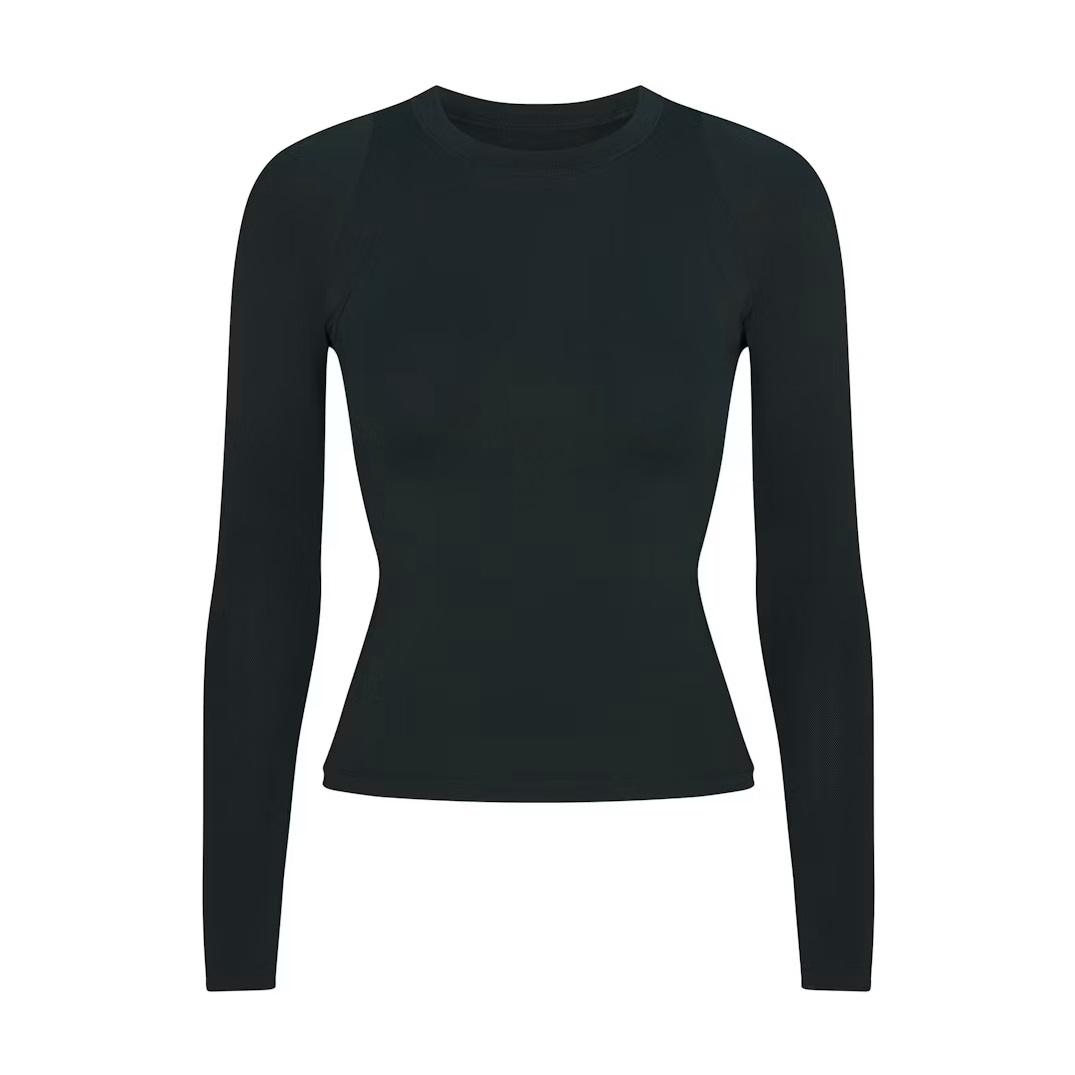LONG SLEEVE CREW NECK TOP