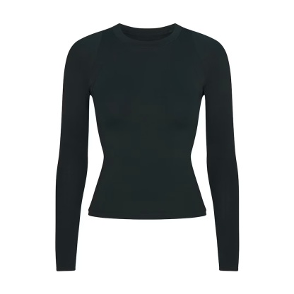 LONG SLEEVE CREW NECK TOP