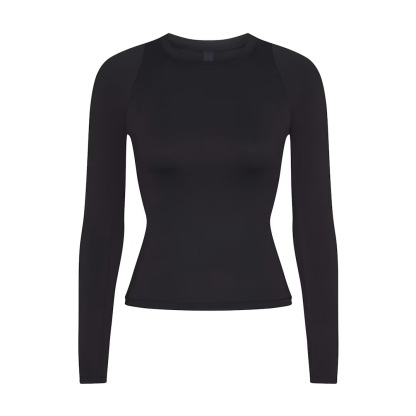 LONG SLEEVE CREW NECK TOP