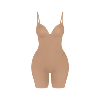 BUTT AND HIP ENHANCING MID THIGH BODYSUIT