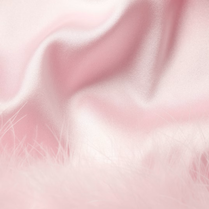 FEATHER TRIM LONG SET