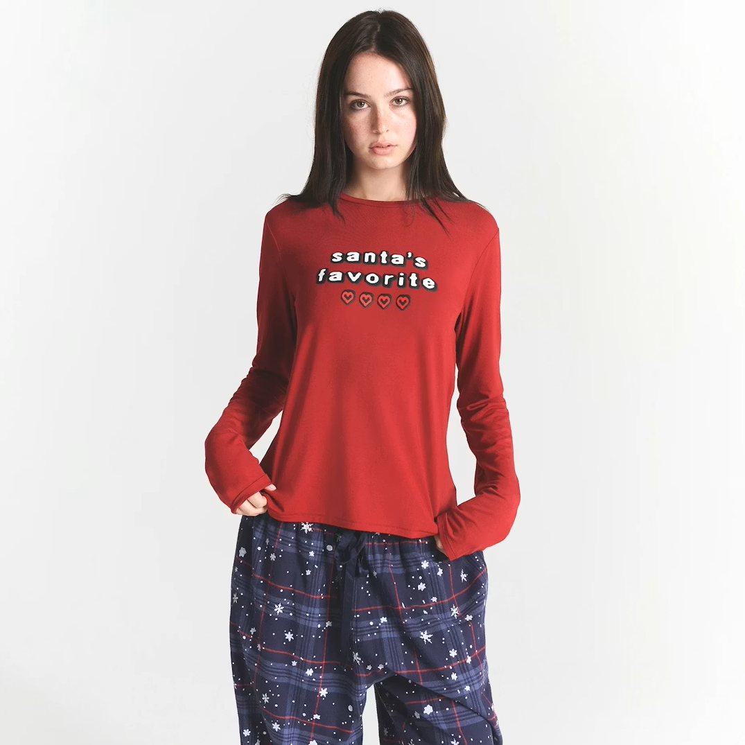 SKIMS SLEEP FLANNEL PANT SET