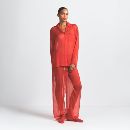 BUTTON UP SHIRT AND PANT SET