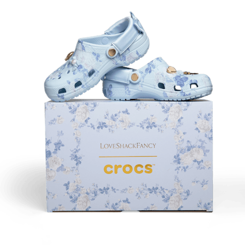 LoveShackFancy Blue Classic Clog