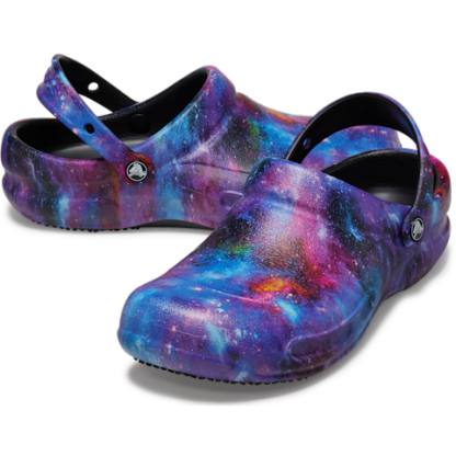 Bistro Graphic Slip Resistant Work Clog