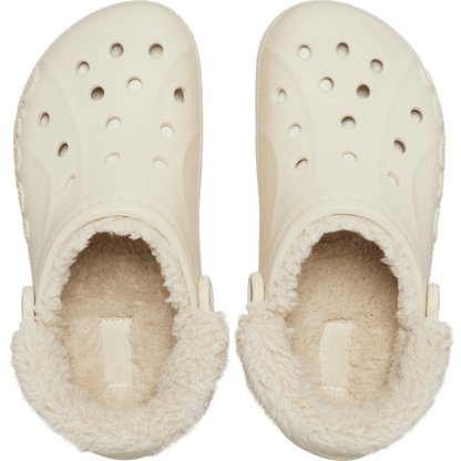 Baya Lined Fuzz-Strap Clog