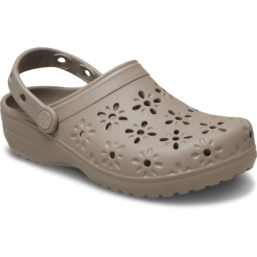 Classic Floral Cut-Out Clog