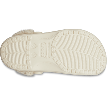 Baya Lined Fuzz-Strap Clog