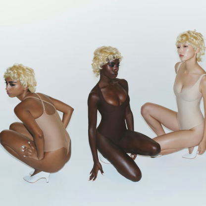 CORE SCULPT PLUNGE THONG BODYSUIT