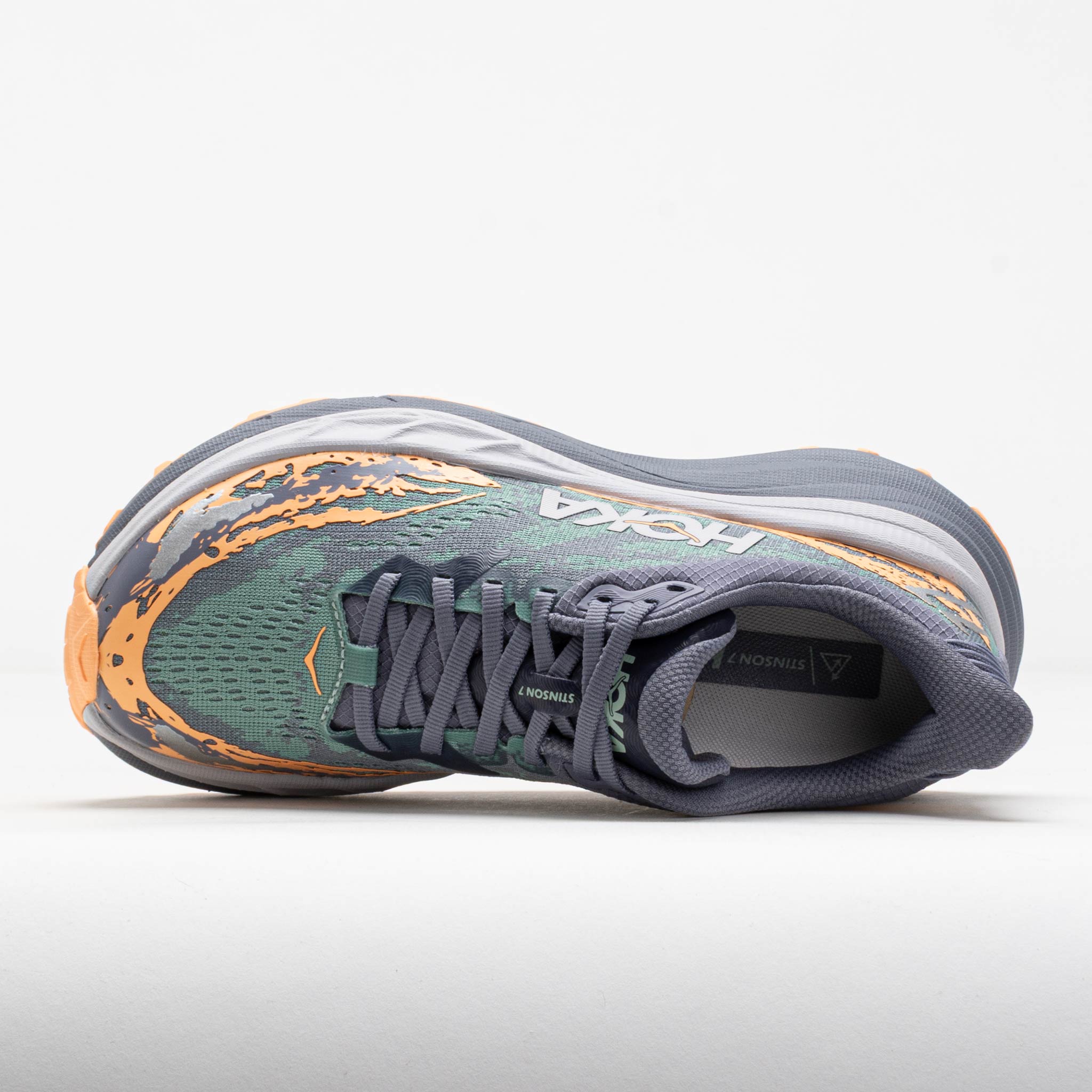 HOthtKA Stinson 7 Women's Grey Skies/Pale Tangerine