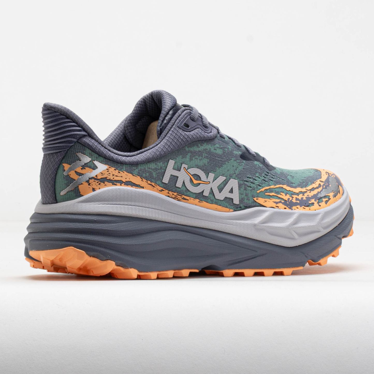 HOthtKA Stinson 7 Women's Grey Skies/Pale Tangerine