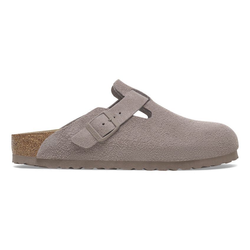 Boston Suede Leather - Gray Taupe