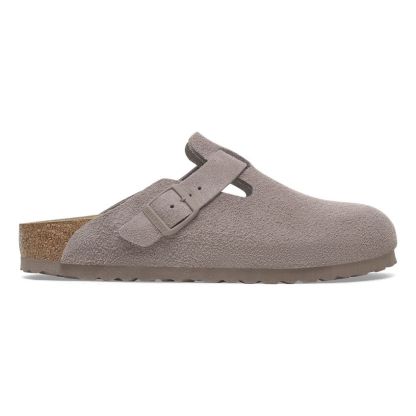 Boston Suede Leather - Gray Taupe