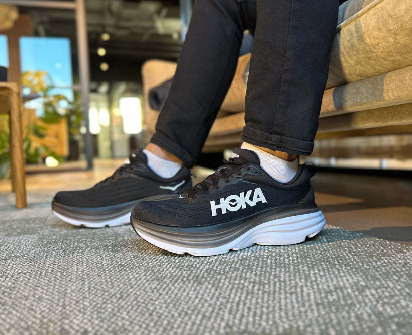 Hoka M BONDI 8 Black/White