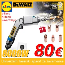 Laserski aparat za zavarivanje (3 u 1) Najnoviji DEWALT model 2024 Zavarivanje + Rezanje + Uklanjanje hrđe 8000 W