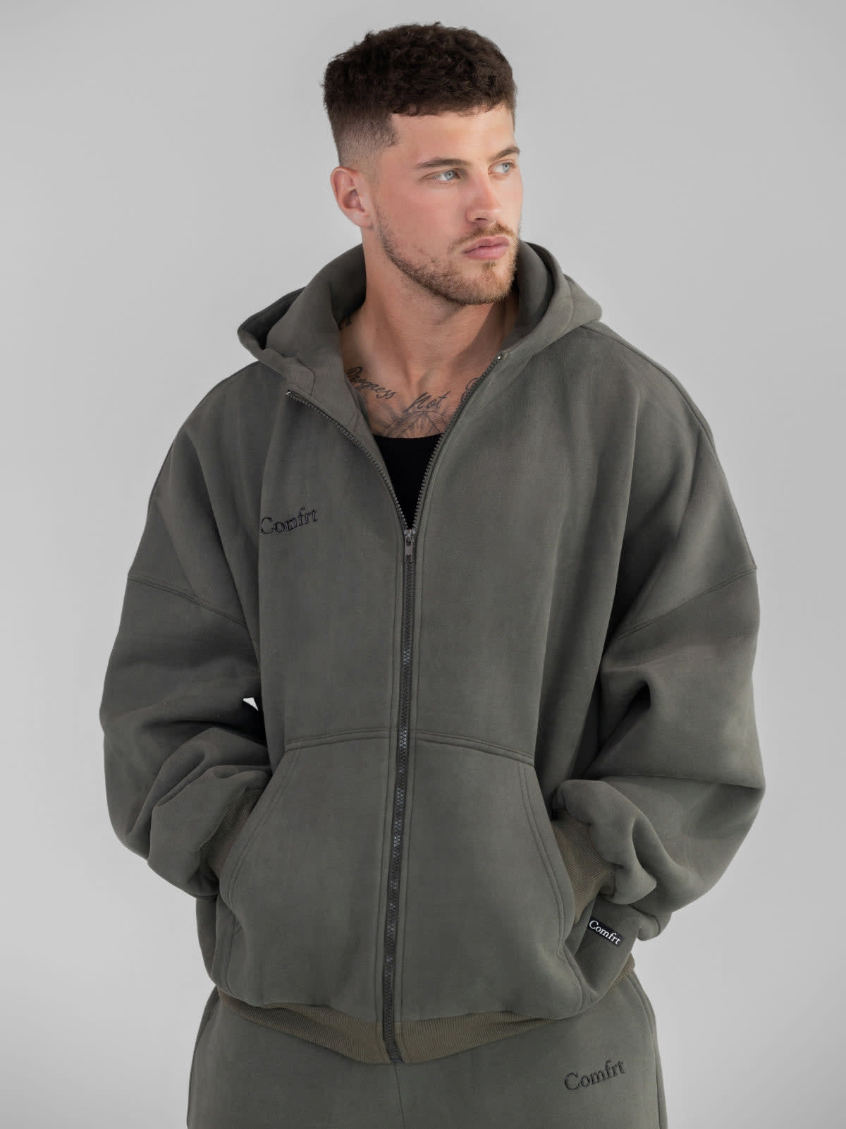 Mikina s kapucňou na zips