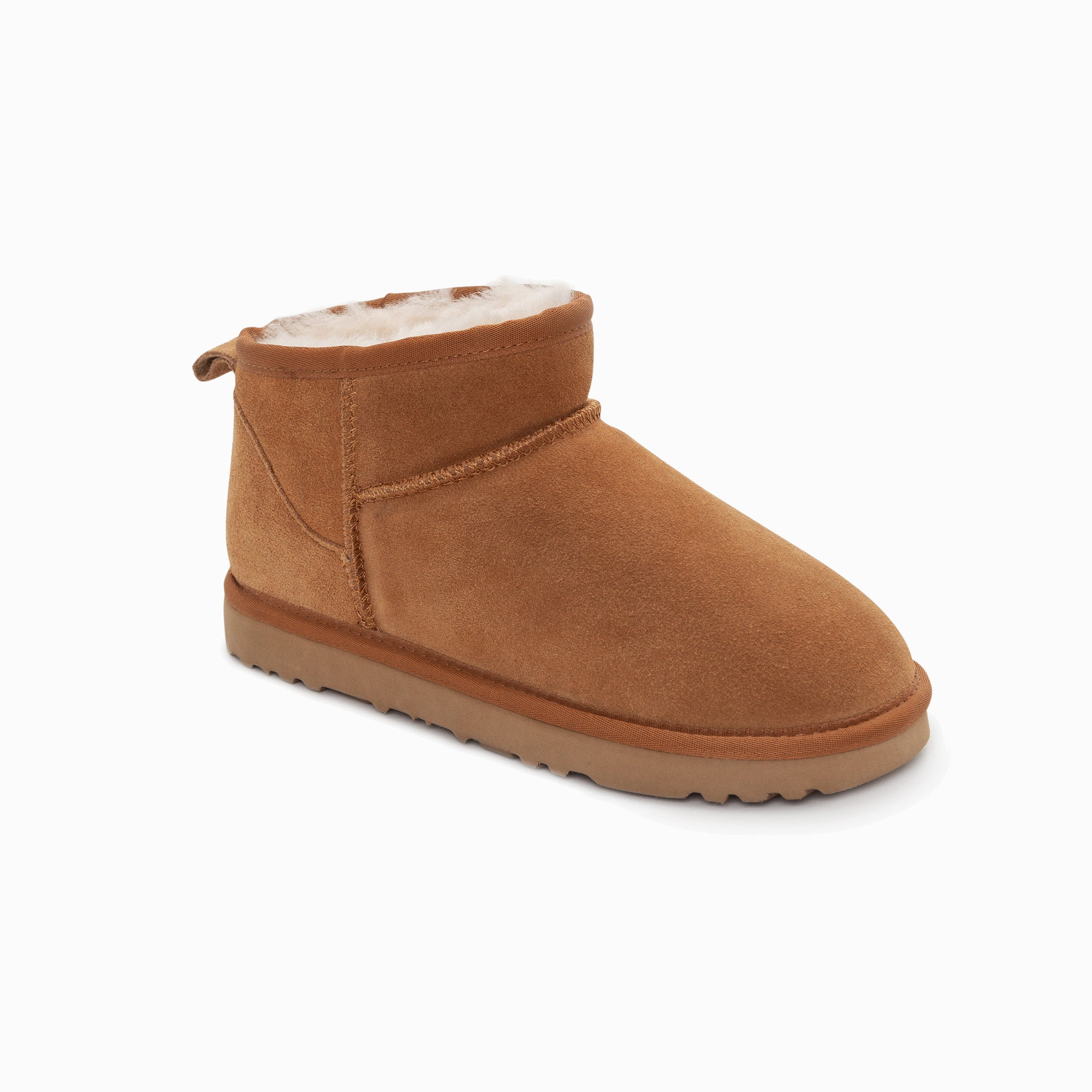 Ugg Boots Originální australská ovčí unisex kotníkový klasický semiš (unisex kravský semiš)