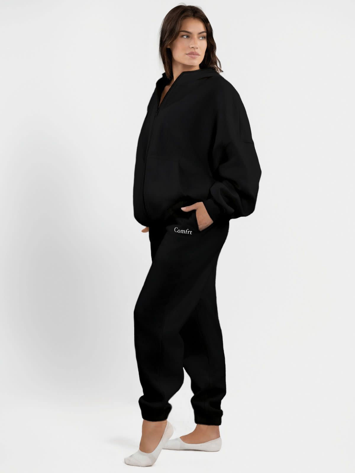 Mikina s kapucňou na zips