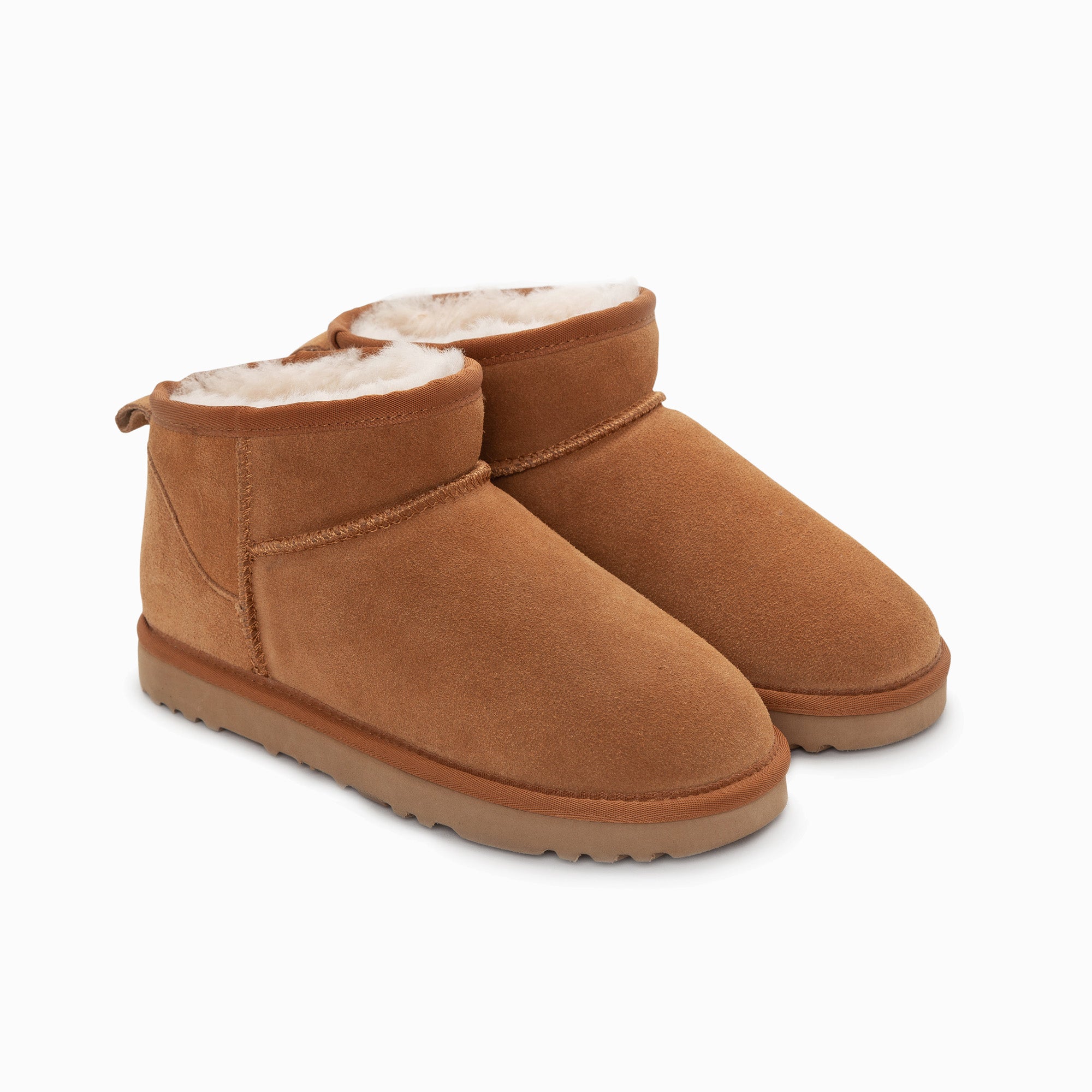 Ugg Boots Originální australská ovčí unisex kotníkový klasický semiš (unisex kravský semiš)