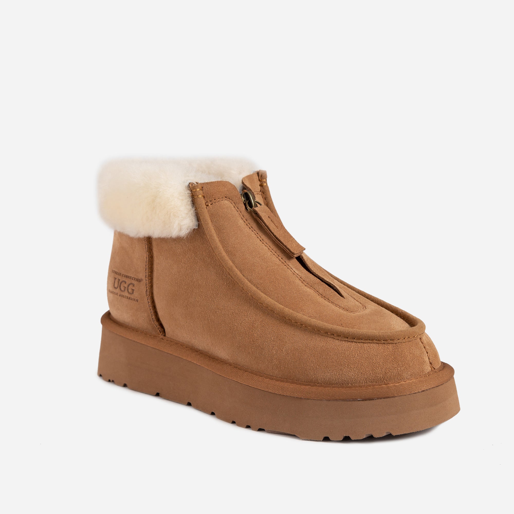 Boty se zipem na platformě Ugg Della