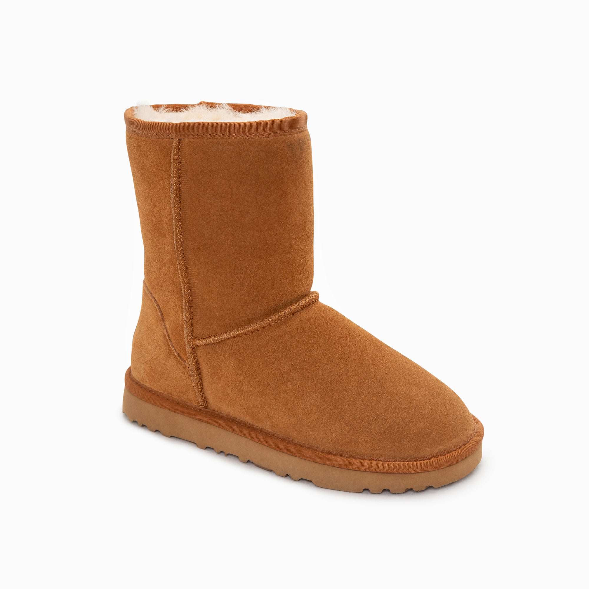 Ugg Boots Pravý australský ovčí unisex krátký klasický semiš (velká velikost) (unisex kravský semiš)