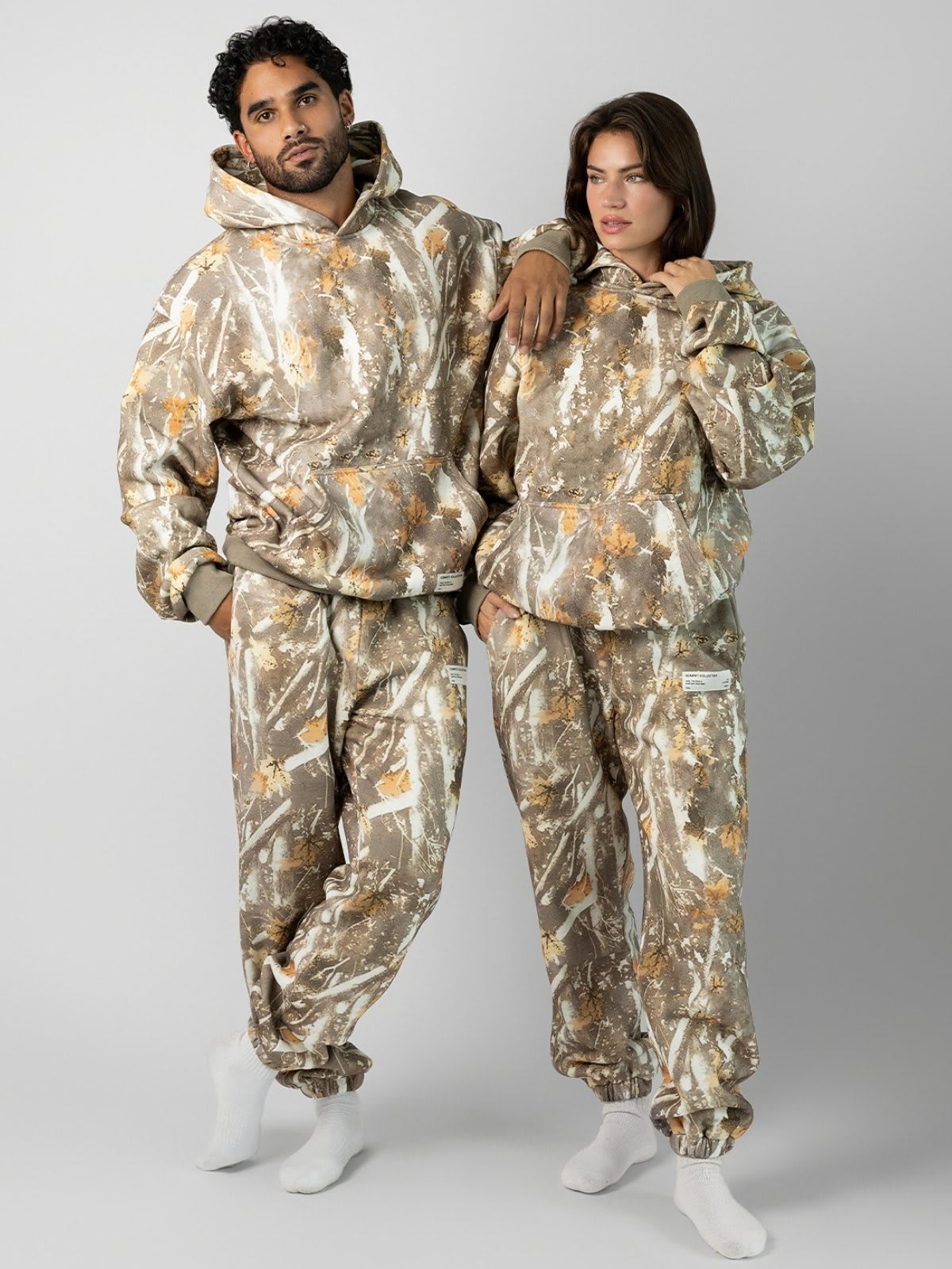 Mikina s kapucňou Camo