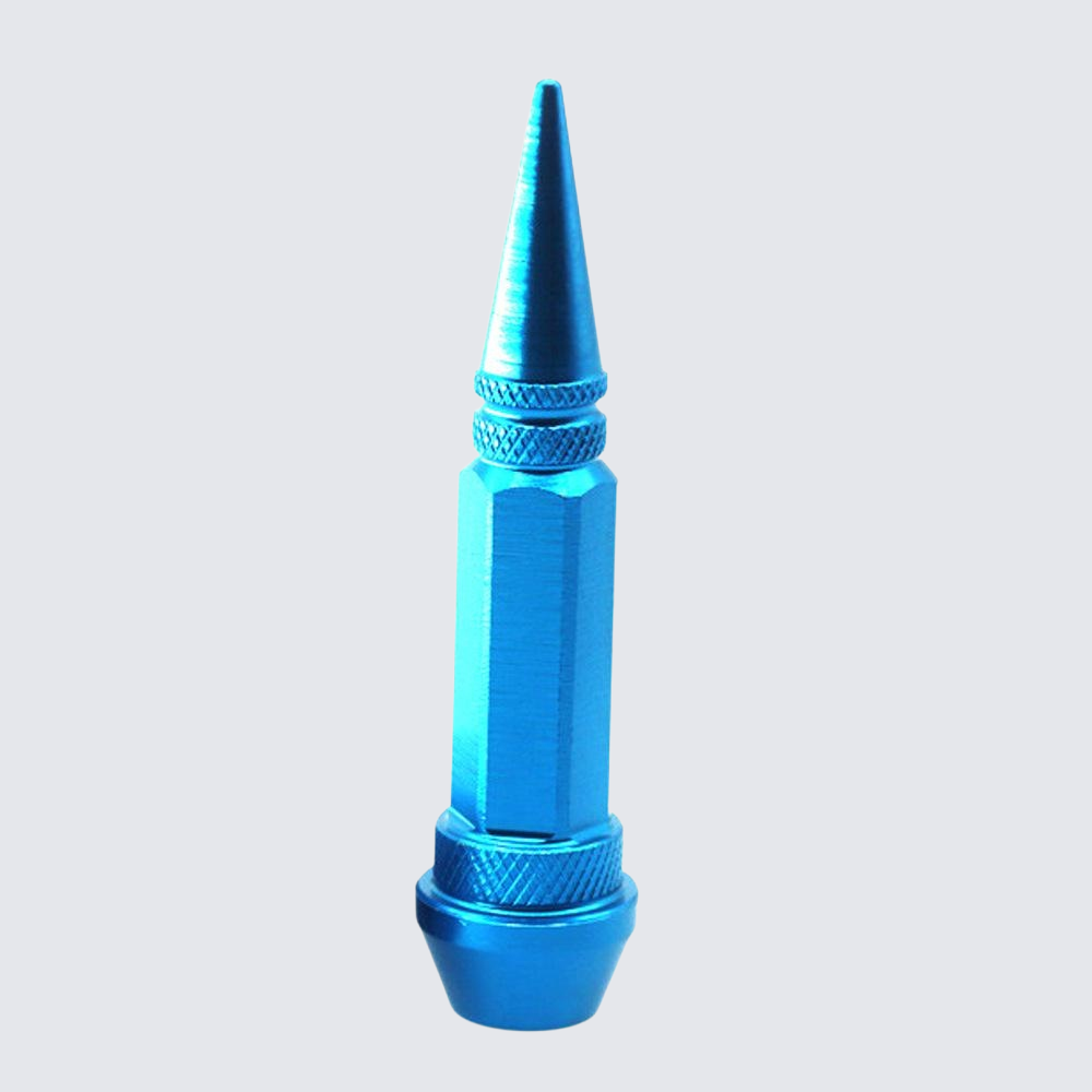 Car tire pointed valve cap