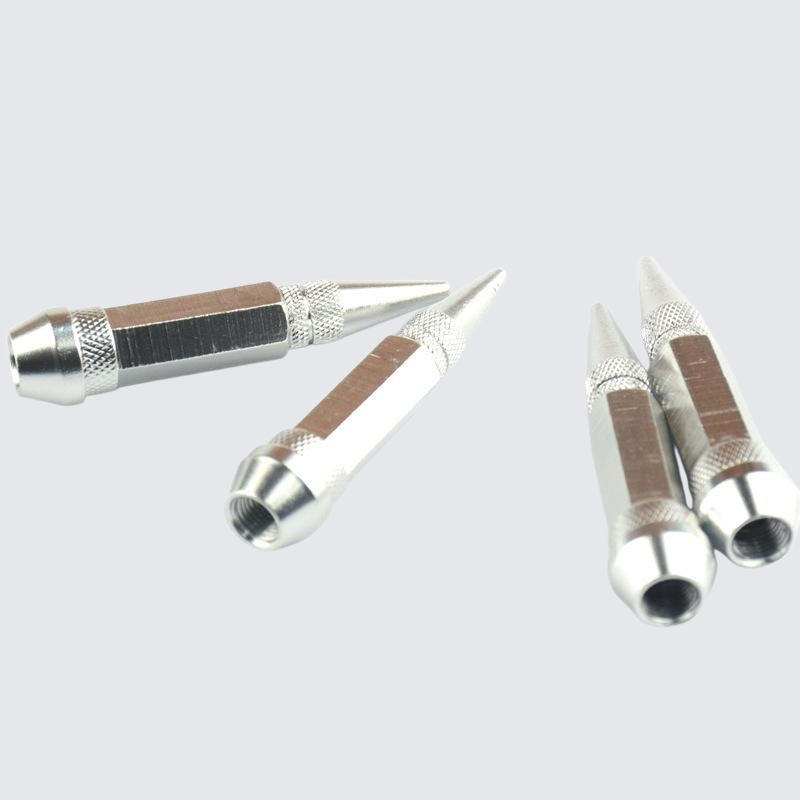 Car tire pointed valve cap