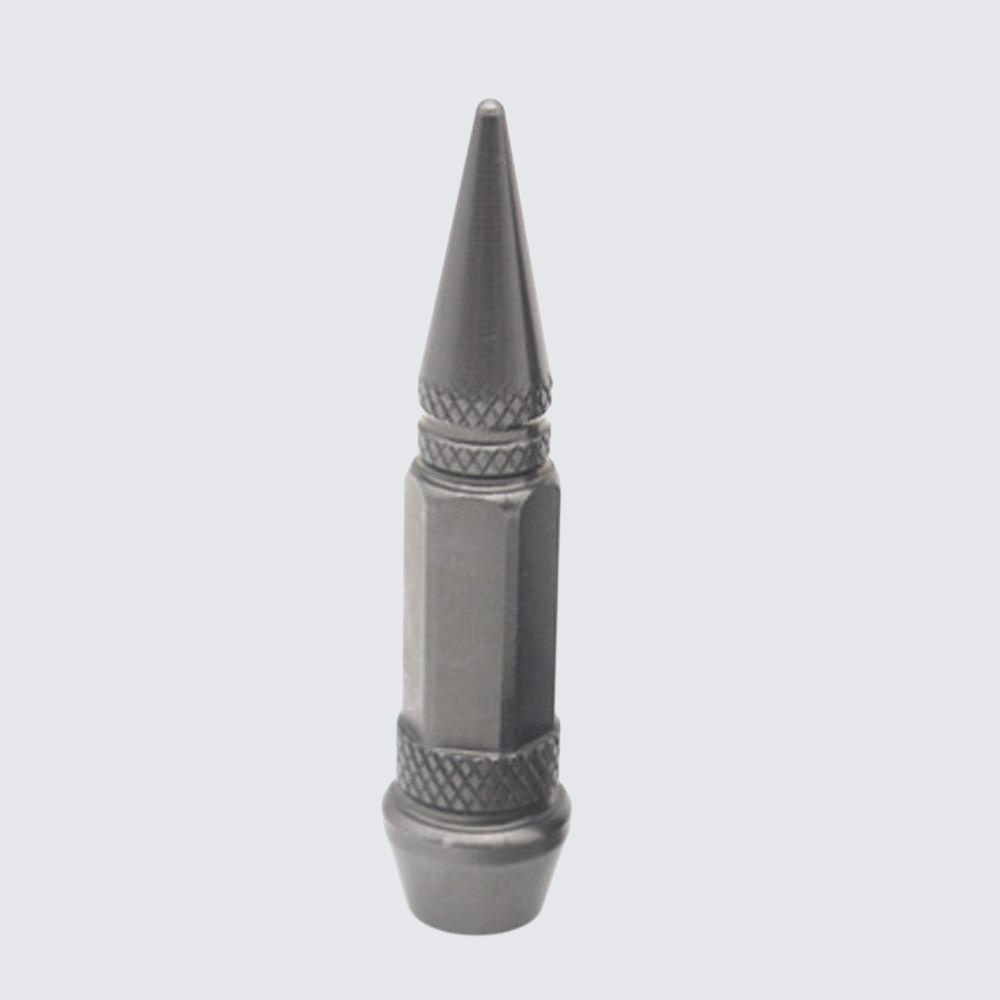 Car tire pointed valve cap
