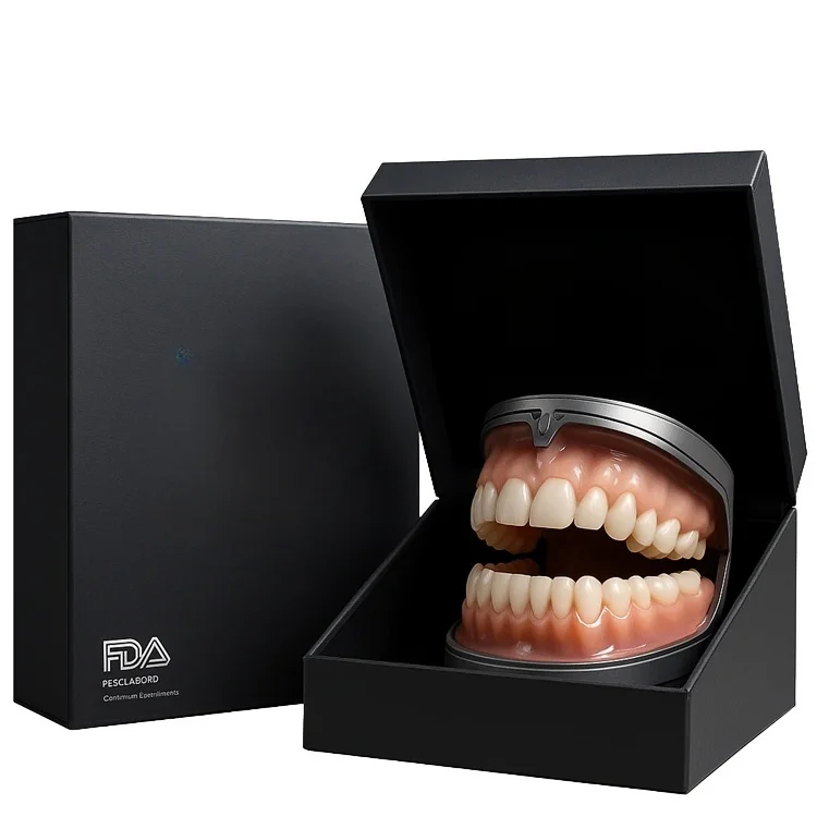 [Over 300,000 users worldwide] Full-mouth bone-supported denture set