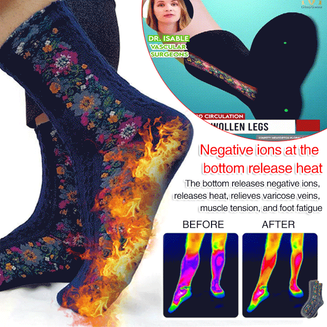 7A Grade Physical Odor Resistance✅Ethnic Style Flower Women's Long Socks