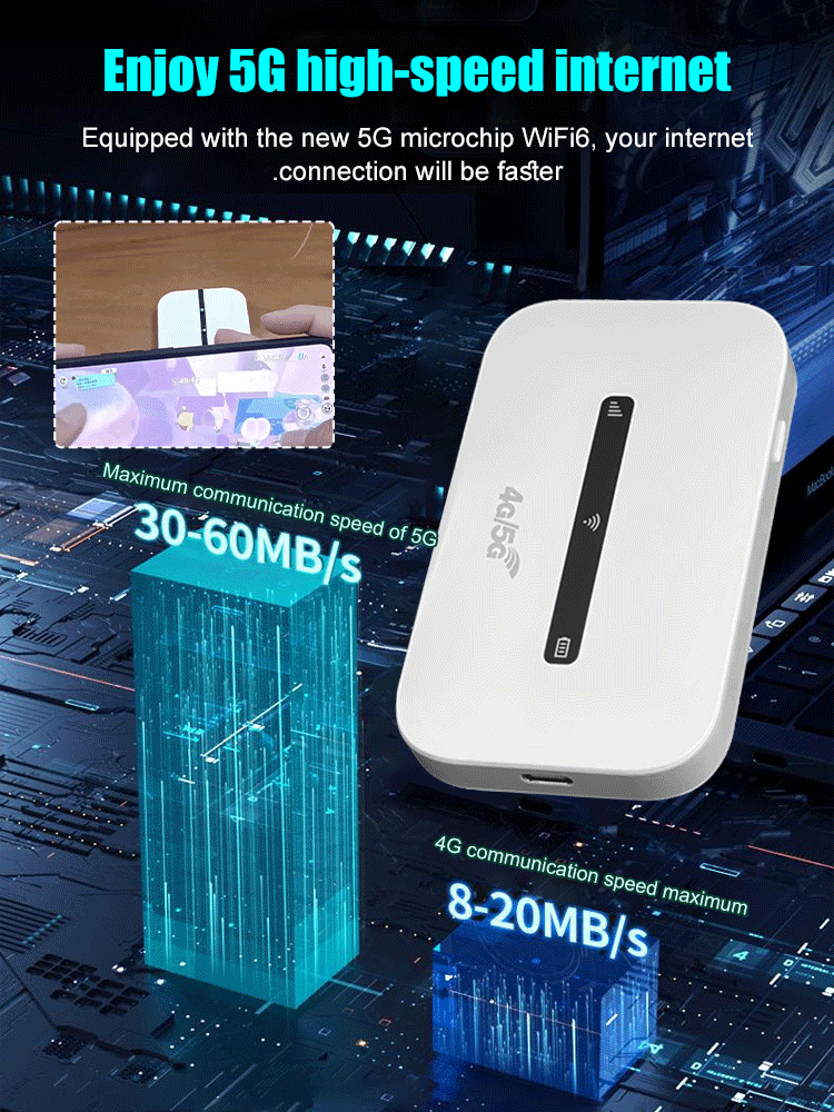 【Connect 10 Devices】✅Pocket WiFi/Mobile Wi-Fi Router
