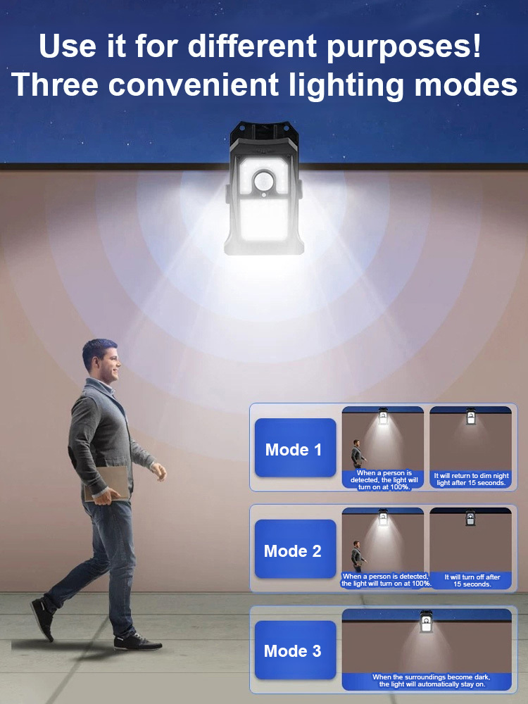 Smart sensor solar clip light✅ 100% Solar-Powered: No electricity costs! Solar-powered. Zero bills. Test it free for a week!