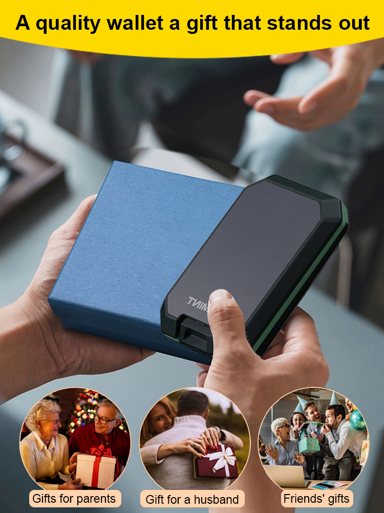 Ultra-thin anti-demaxing high-end men's wallet