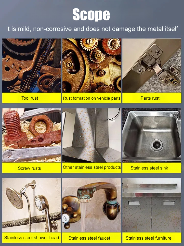 【Quick Rust Removal】Household rust removal cleaner