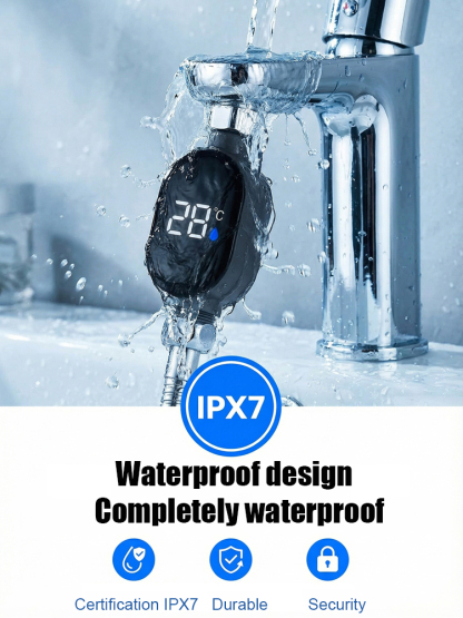 【0 electricity bill】Shower head LED temperature display