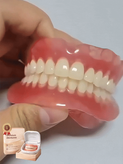 [Comes with Portable Denture Case] ​​Regain Your Smile with Dentures✅ It fits your teeth perfectly, looks realistic, and is comfortable to wear.