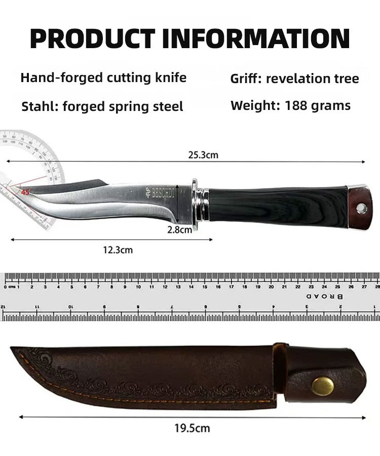 Windbreaker high hardness multi-functional outdoor knife