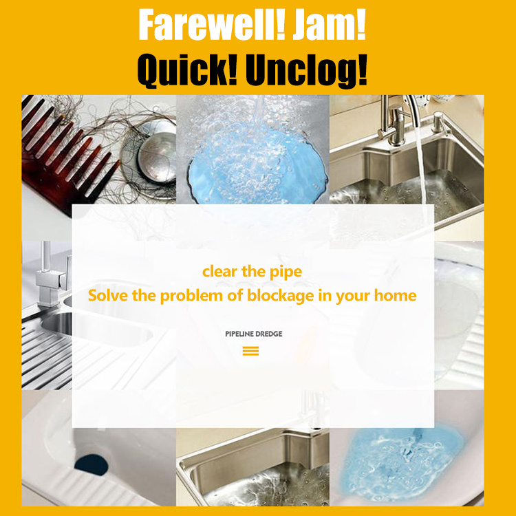 One-shot toilet pipe dredger✅ Unclogs toilets in 1 second!