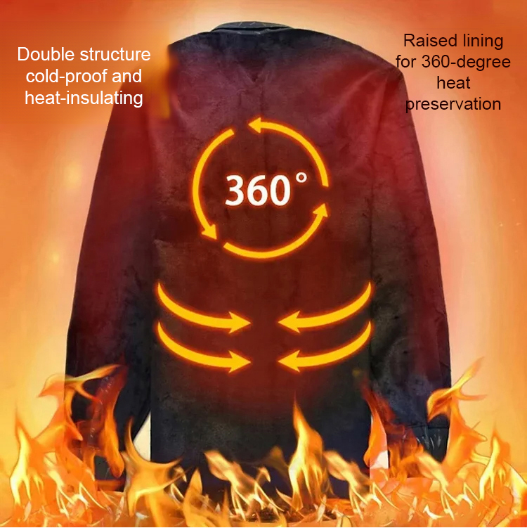 High-end business casual plus velvet thickened fake two-piece men's shirt