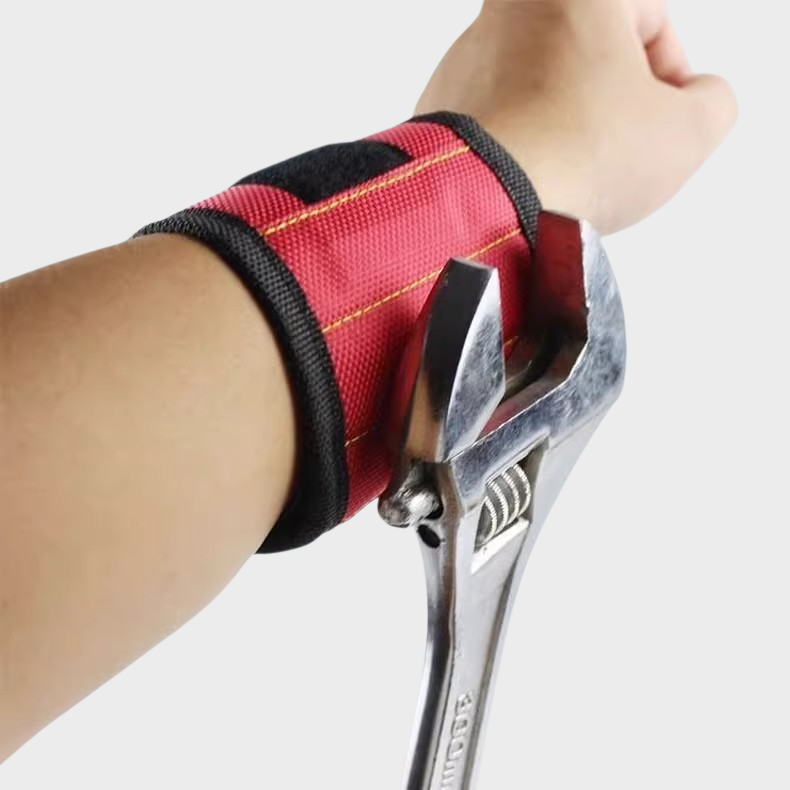 Magnetic wrist absorbs magnetic wristband