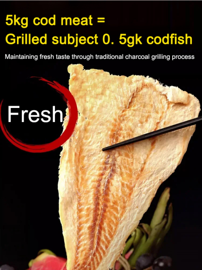 Shredded cod fillets