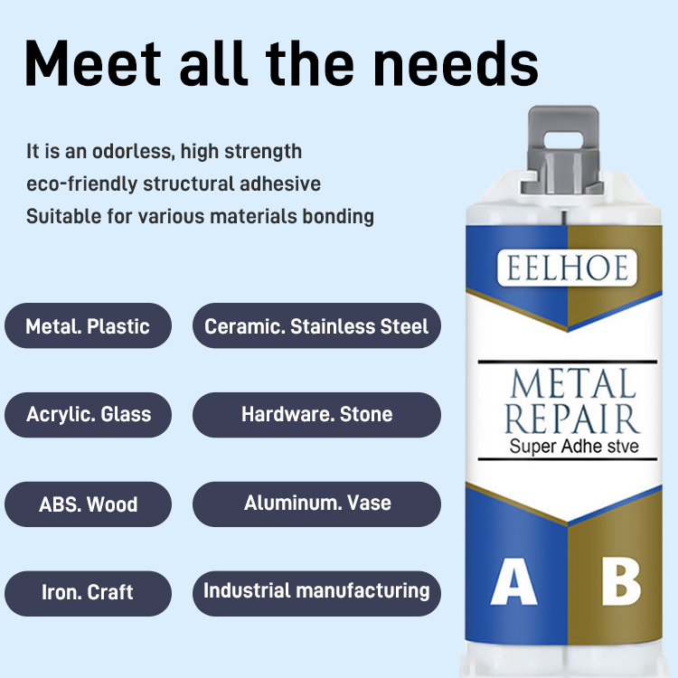 【Ten times stronger than electric welding】✅Fast Curing Casting Adhesive 