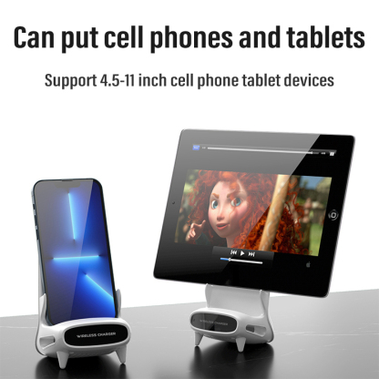 【100% charge in 10 minutes】✅Desktop vertical wireless fast charging phone stand