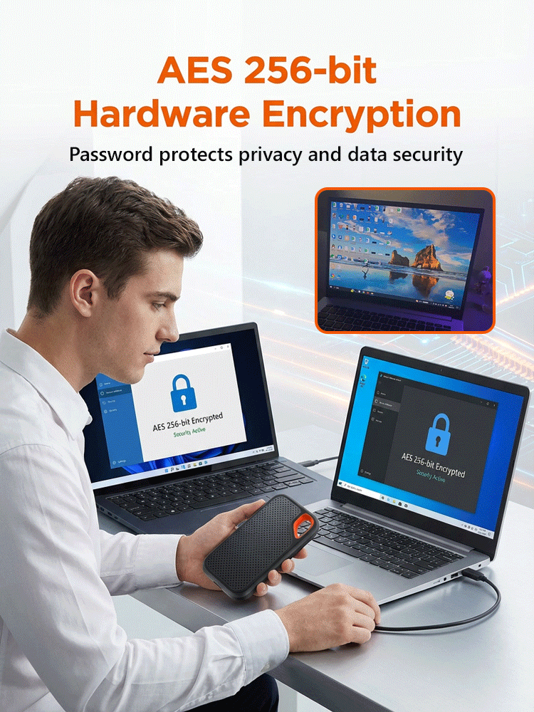 High-speed solid-state portable hard drive✨2026 Newest Model: High-Speed ​​Solid State Drive. 100% Genuine Guarantee.