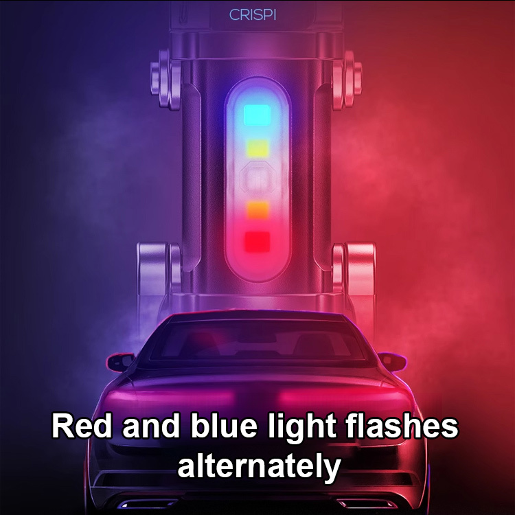 【Three-in-One Multi-functional】✅SOS Emergency Light Flashlight Portable Charger