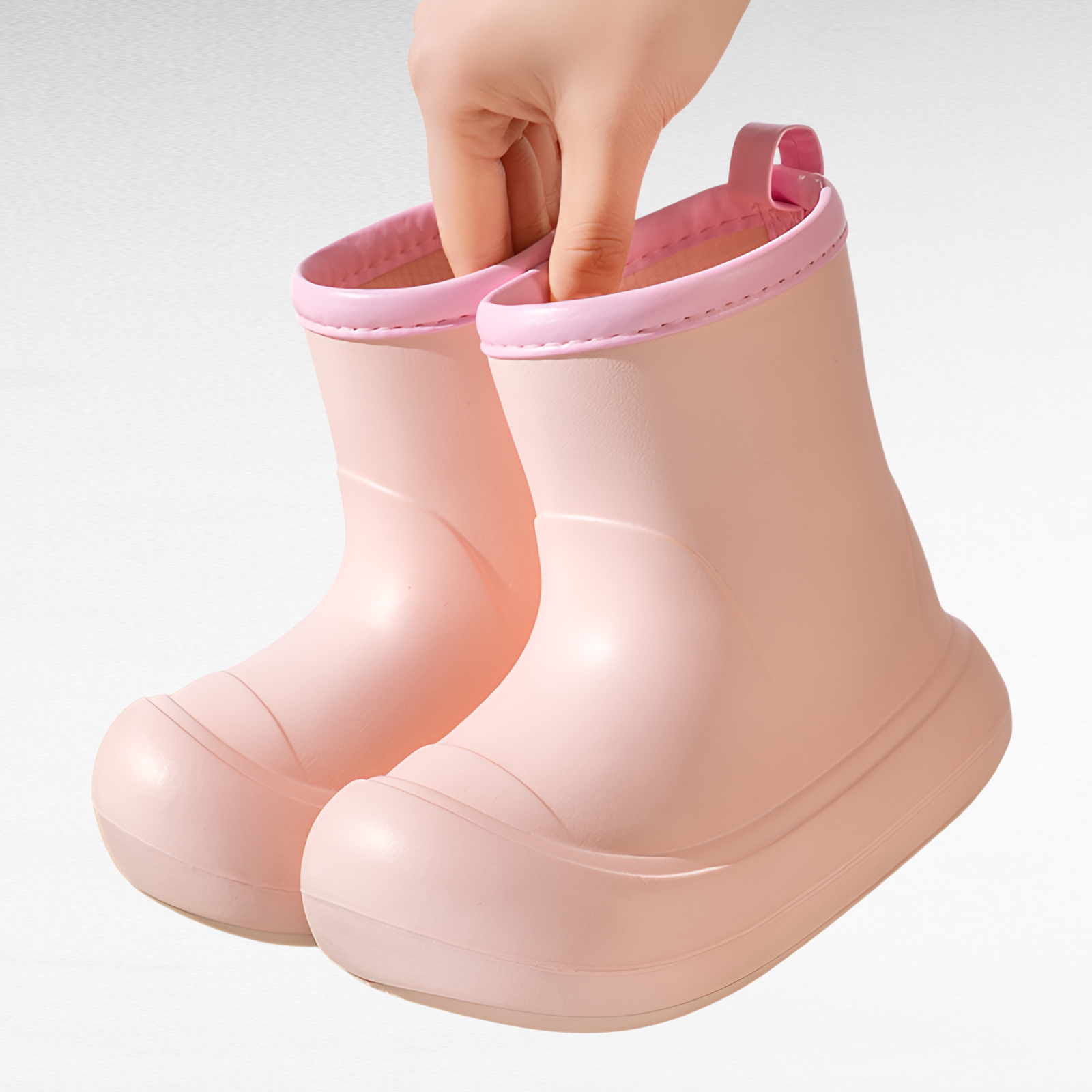 New style rain boots outdoor rain boots thick bottom high top rain boots fashionable parent-child no